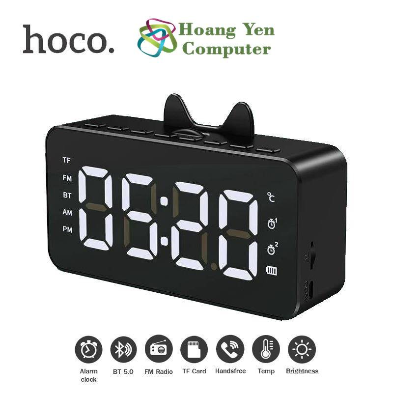 Loa Bluetooth Hoco HK7 Kiêm Đồng Hồ Báo Thức - BH Chính Hãng - Hoàng Yến Computer