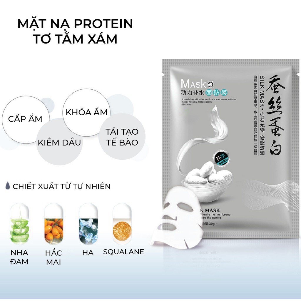 Mặt nạ dưỡng da tơ tằm Silk Mask One Spring trắng sáng cấp ẩm