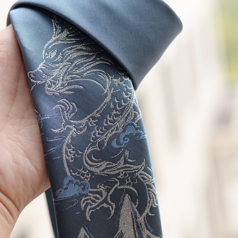 Yulong Cà Vạt JK Đồng Phục Núi Tuyết Làm Bằng Tay Phong Cách Nhật Bản Cho Nam DK Jacquard Chính Hãng