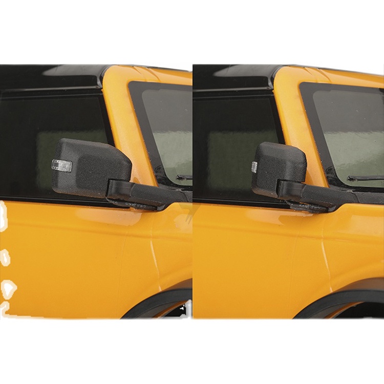 Gương Chiếu Hậu Có Đèn Cho Xe Hơi Điều Khiển Từ Xa 1: 10 TRX4 bronco G500 Land Rover Defender Wrangler