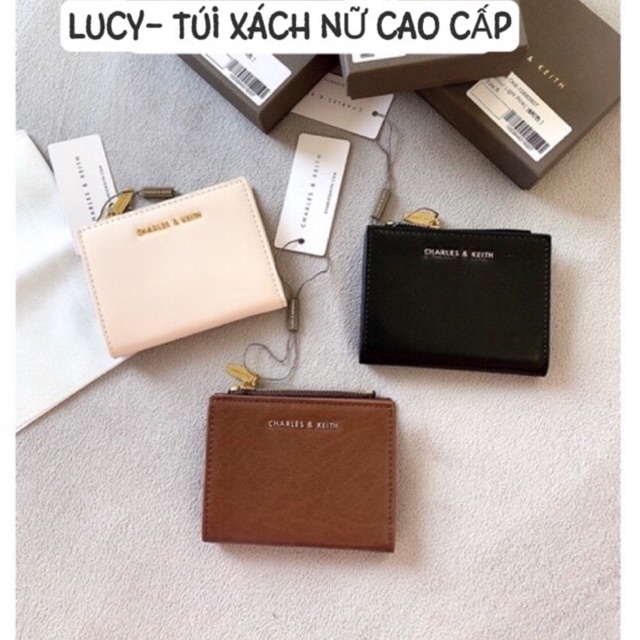 Ví gập da trơn hàng đẹp 3 màu chuẩn loại 1 full hộp hàng cao cấp