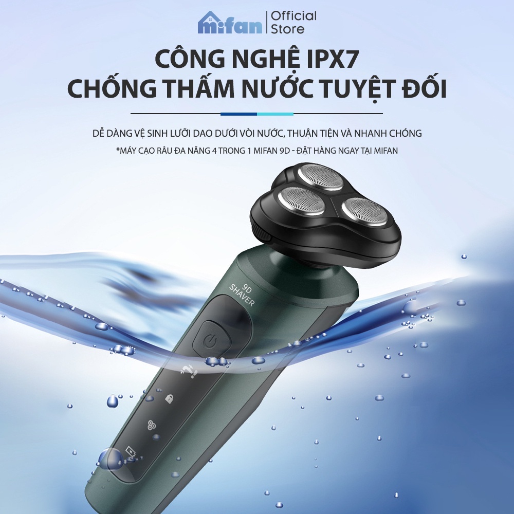 Máy Cạo Râu 9D Shaver 4in1 Tặng Kèm 6 Phụ Kiện  Chính Hãng Digitech - Máy Cạo Râu 3 Lưỡi Mini