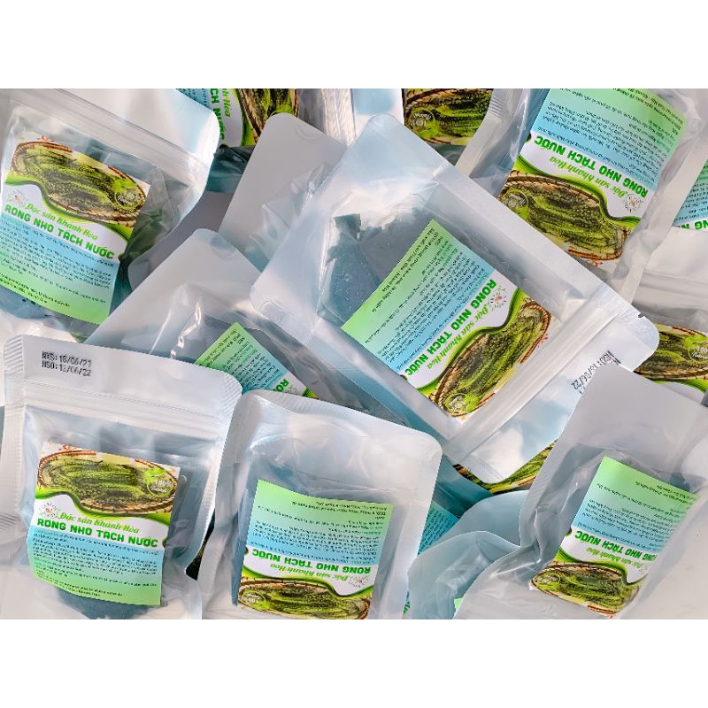 💥GIÁ SỈ💥[COMBO 10 gói x 100g nở 300g] Rong Nho Tách Nước Khánh Hoà- Nha Trang- Công Nghệ Tách Nước Tiêu Chuẩn Nhật Bản | BigBuy360 - bigbuy360.vn