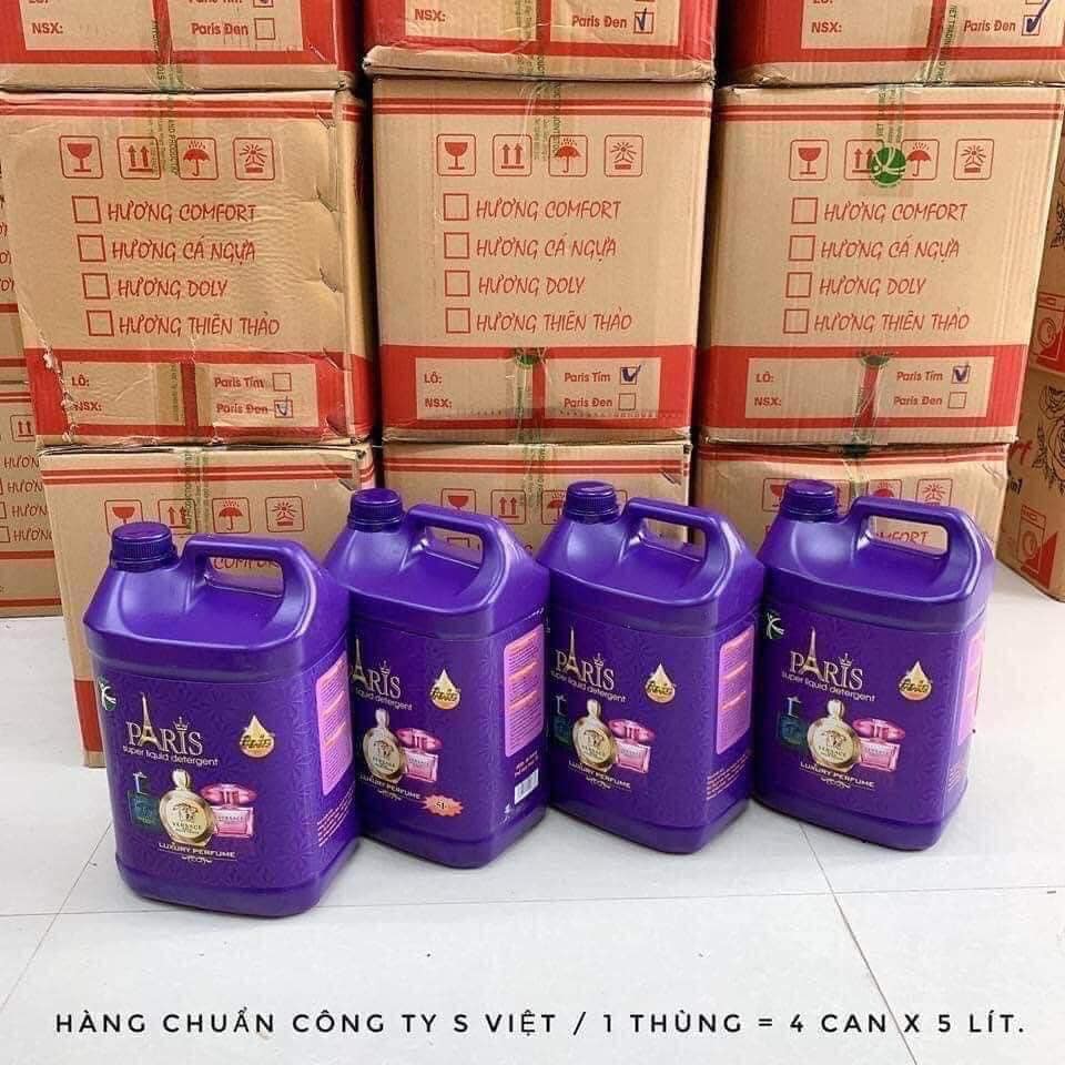 01 can Nước giặt Paris hương hoa 5 lít