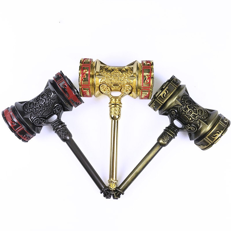 [THÉP ĐẶC] MÔ HÌNH BÚA KIM LOẠI TRONG GAME ĐẤU LA ĐẠI LỤC KHÍ VÕ VŨ HỒN HẠO THIÊN CHÙY