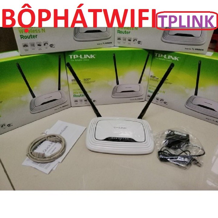 Bộ Phát Wifi TP Link 841N 2 râu - Wifi Chuẩn N Wifi tốc độ 300Mbps - WR841N