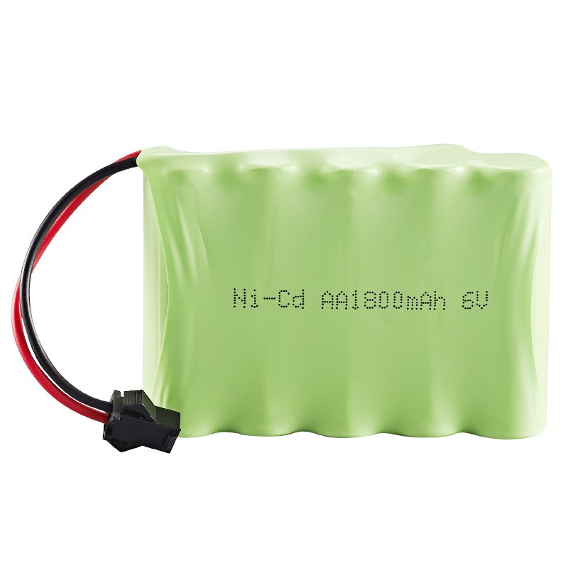 Pin sạc 6V 1800mAh Ni-Cd cho xe đồ chơi ô tô mô hình điều khiển (xanh) - Bmax