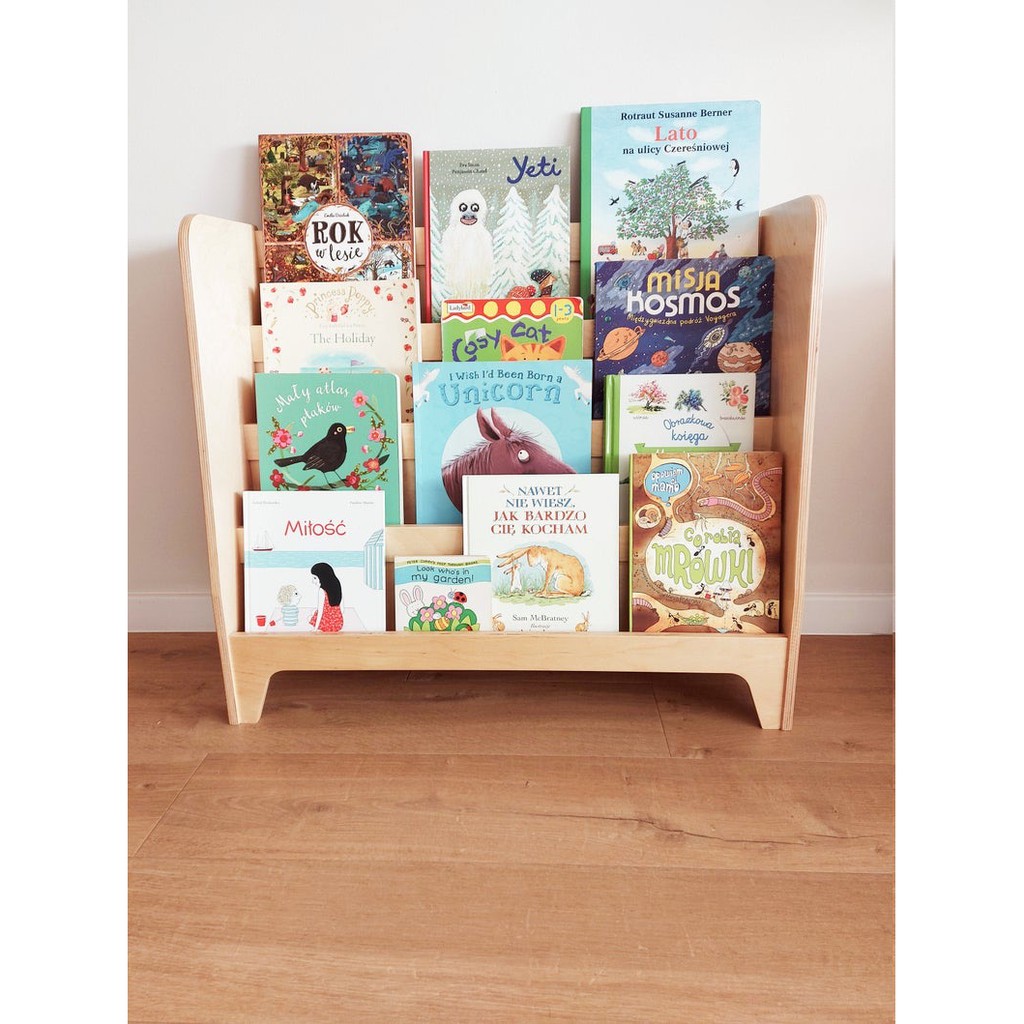Kệ sách Montessori cho bé, kệ sách trẻ em 4 tầng | BigBuy360 - bigbuy360.vn