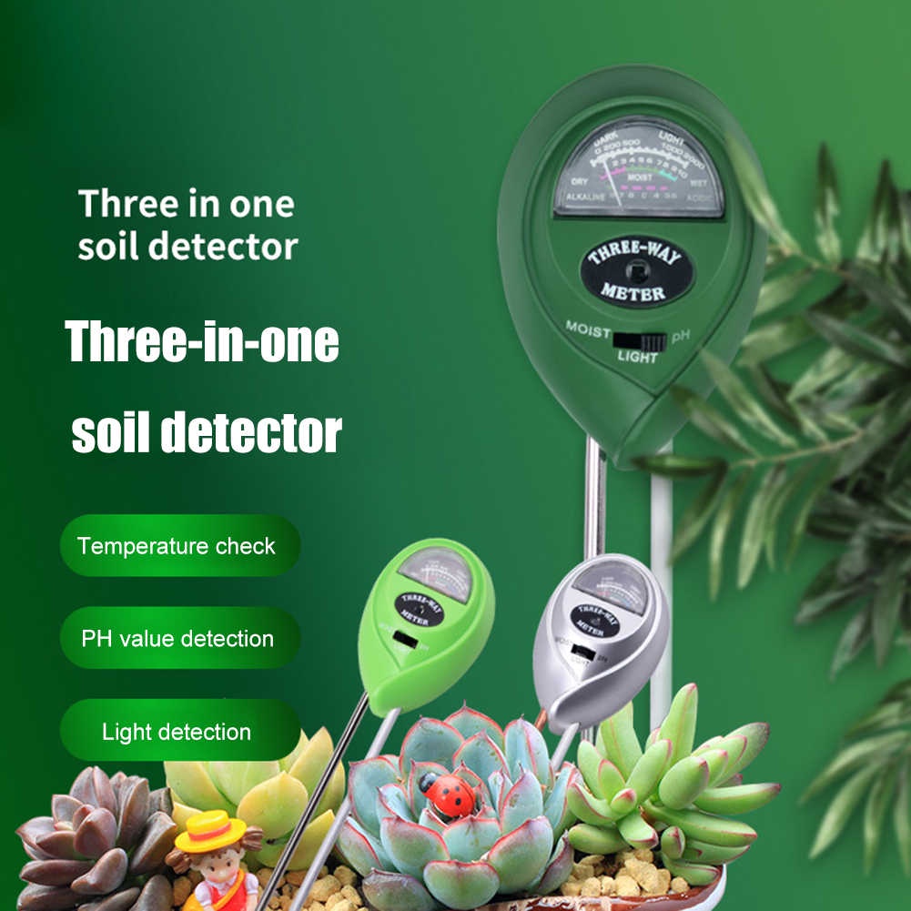 Máy phân tích độ ẩm, độ PH, ánh sáng cho cây trồng - Soil_moisture_meter
