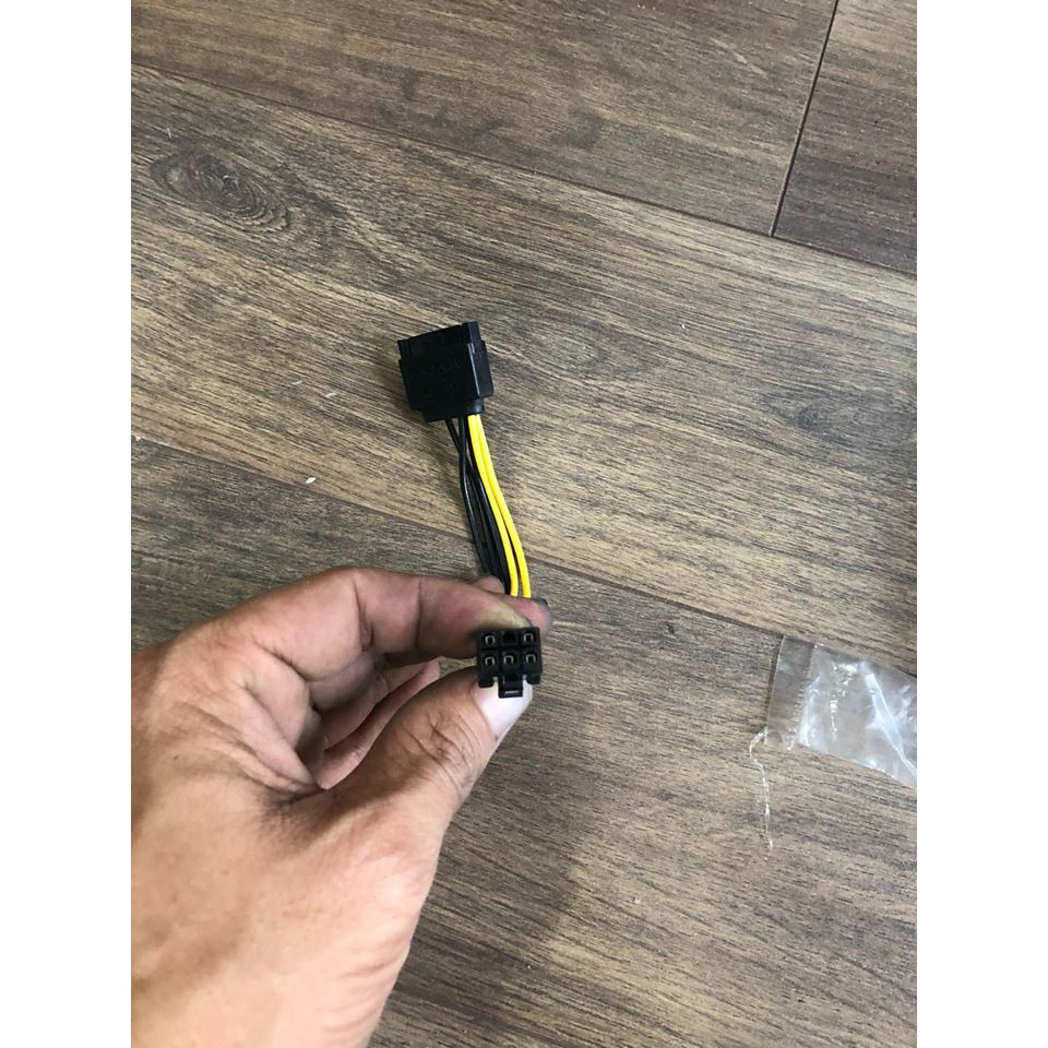 Dây Chuyển Nguồn SATA Ra 6 Pin Cho Card Đồ Hoạ | BigBuy360 - bigbuy360.vn