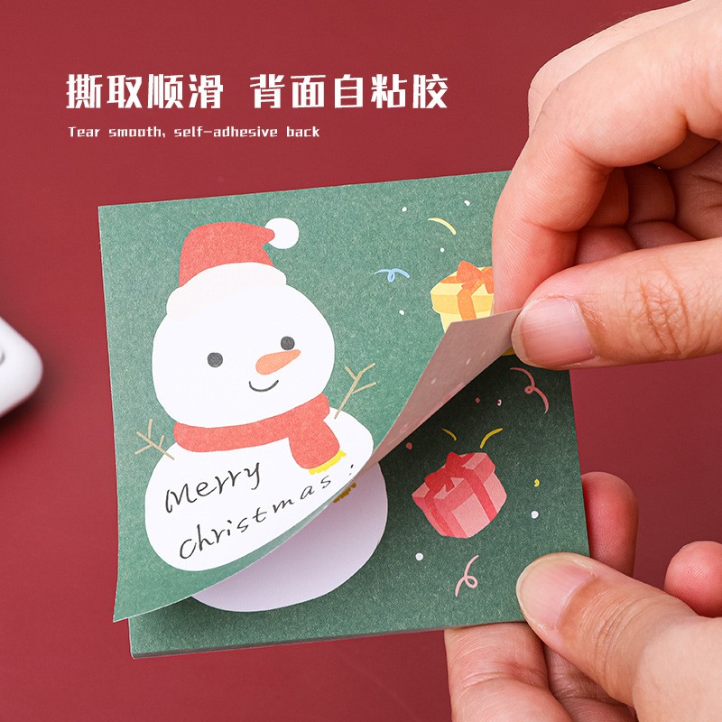 Note ghi chú Noel 8x8cm 50 tờ nguồn hàng buôn sỉ