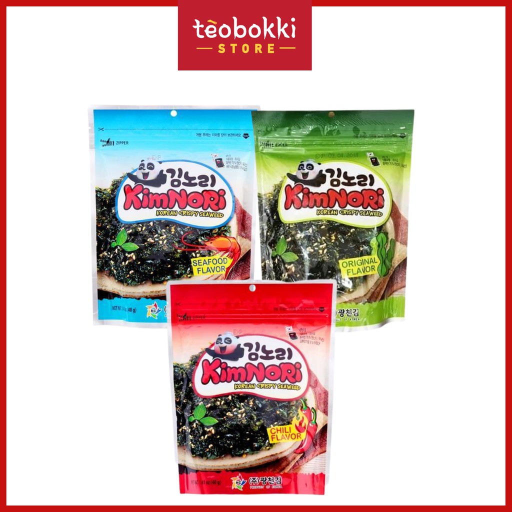 Tảo biển trộn cơm 3 vị Kimnori 40g