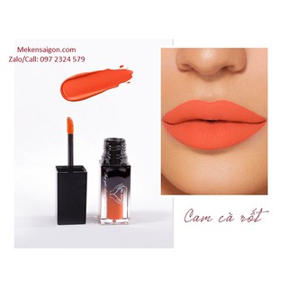 COMBO SON KEM GẤC DỀN MẸ KEN 01 SON 01 DƯỠNG- MÀU CAM CÀROT, CAM ĐÀO, ĐỎ CAM -CHẤT SON LỲ BỀN MÀU TƯƠI MƯỚT MÔI
