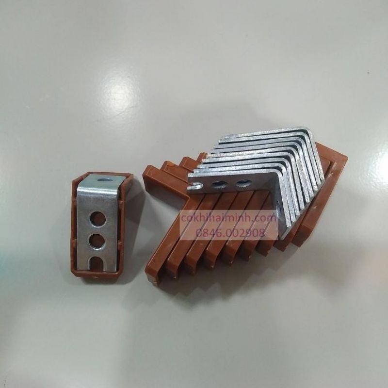 Ke góc vuông,  ke góc lắp nhựa phụ kiện đồ gỗ công nghiệp  - không kèm vít