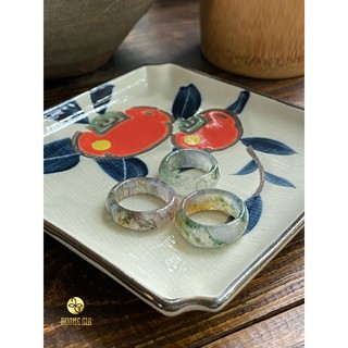 Nhẫn Ngọc Thủy Tảo - Trầm hương Dương Gia - Phong thủy, cầu tài, hút lộc, sức khỏe, may mắn