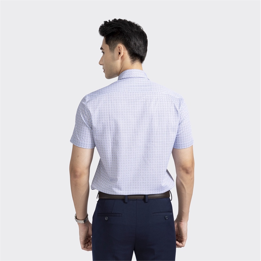 [MẪU MỚI] Áo sơ mi nam ngắn tay Aristino in họa tiết nam tính, thời thượng - ASS179S2