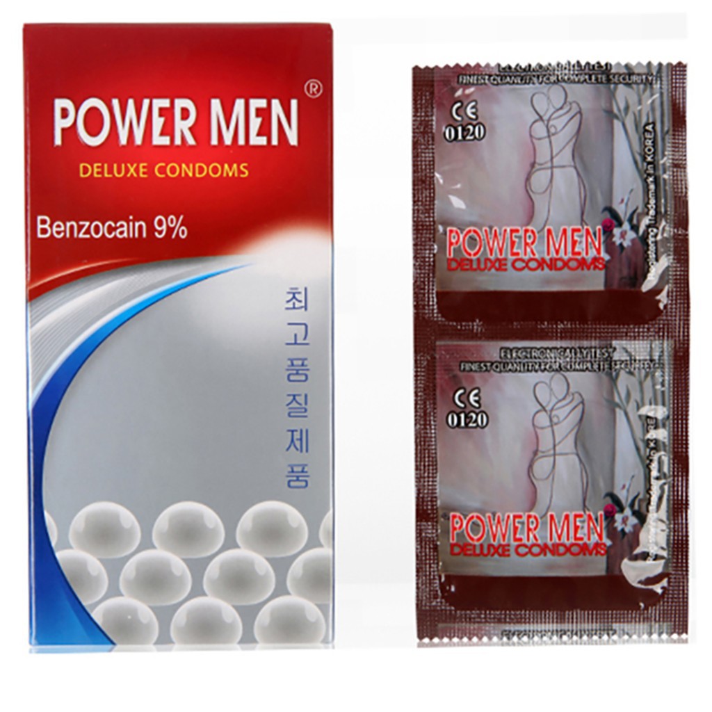 [CHÍNH HÃNG]Bao Cao Su Power Men Longer Plus Type (Hộp 12cái)(New)[SIÊU MỎNG.GÂN.GAI.BI] KÉO THỜI GIAN-YÊU SAY ĐẮM