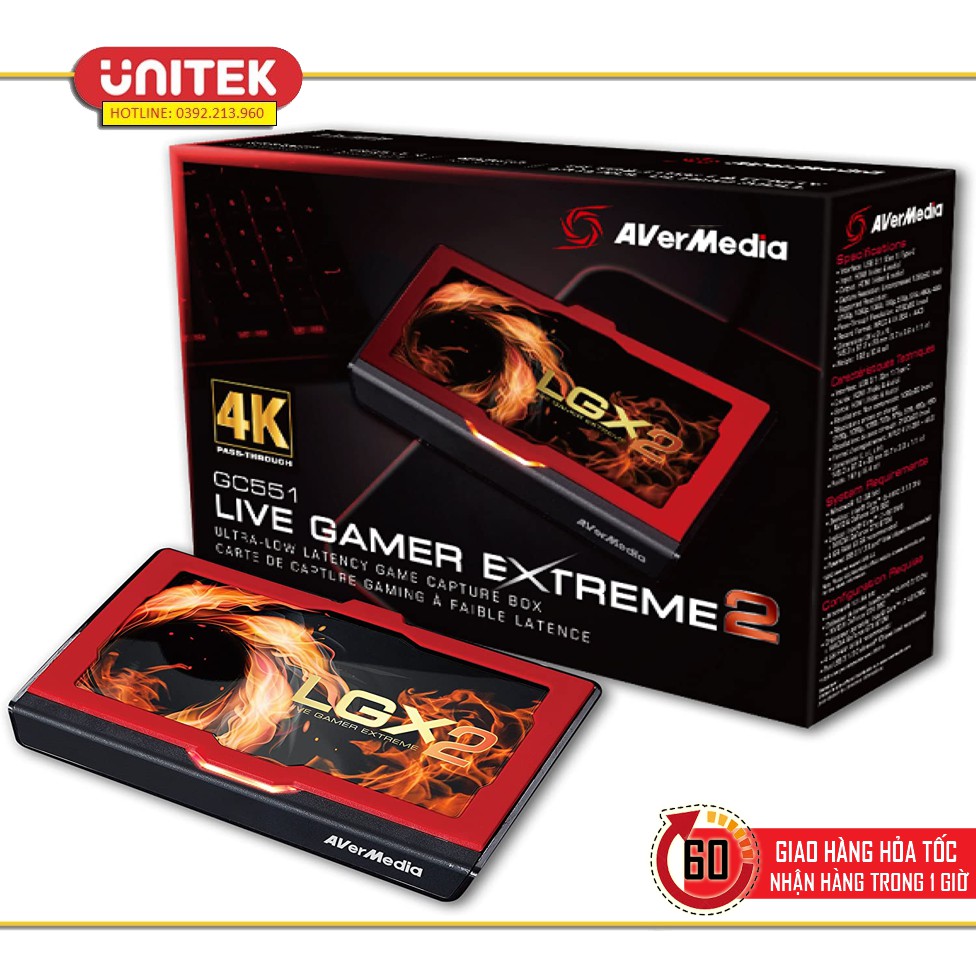 Thiết Bị Stream Avermedia Capture Stream GC551 - Hàng Chính Hãng