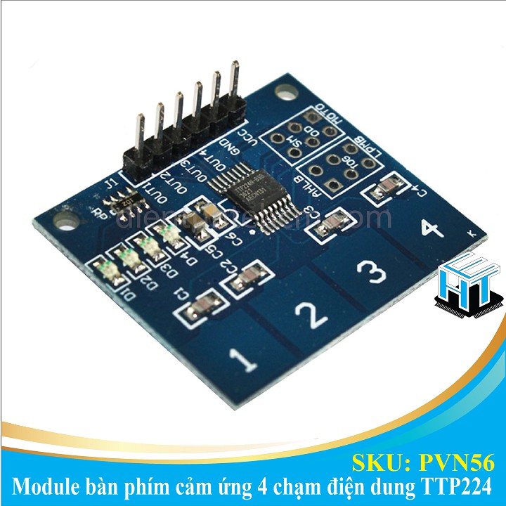 Module bàn phím cảm ứng 4 chạm điện dung TTP224