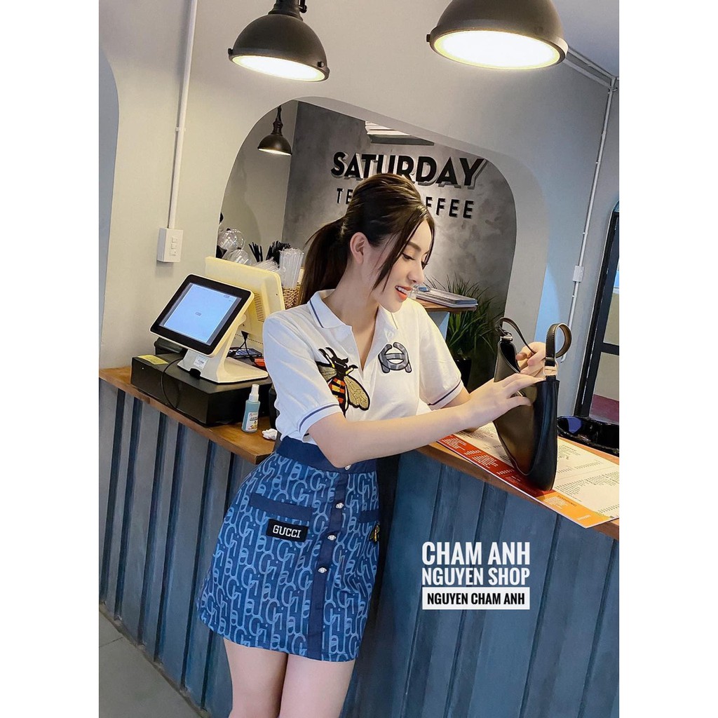 SET ONG GU XÌ + CHÂN VÁY HÀNG NHẬP Ꮯɦấȶ Ꮮɨệʊ: thun + kaki + lót quần. Size dưới 54kg vừa nha mấy chế