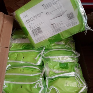Bông tẩy trang Lily Bell Extra Thin- Xanh (240 miếng)