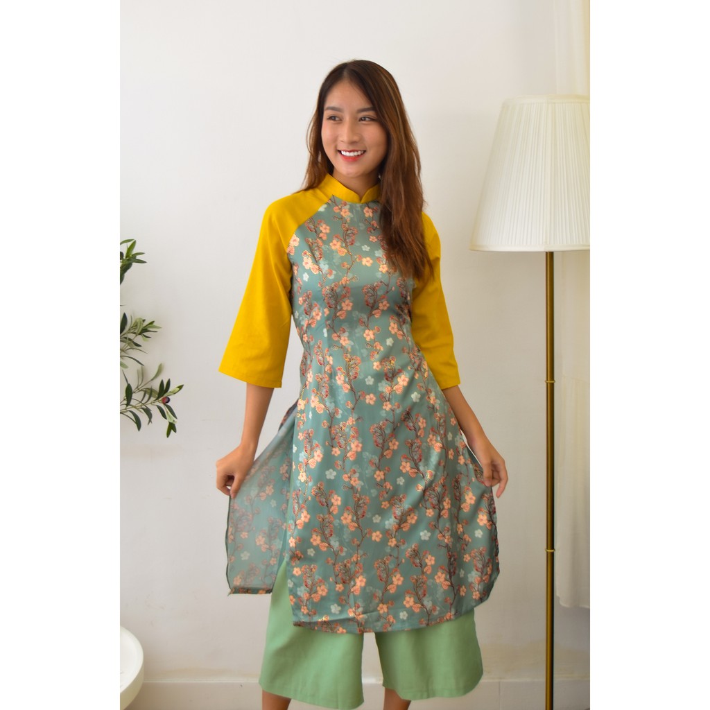 Hàng cao cấp - Freeship. Áo dài cách tân Tết, mẫu độc lạ. Áo dài Tết - áo dài đẹp - áo dài tân thời | BigBuy360 - bigbuy360.vn