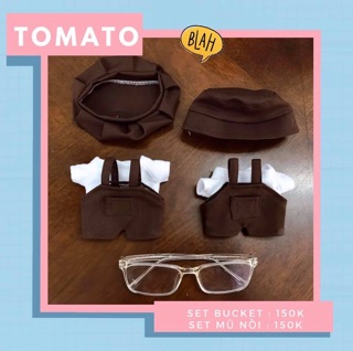 Set outfit cho doll 15cm và 20cm