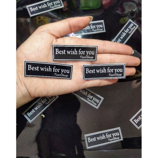 10 Dán chữ Best with for you 2 size BAO SANG KHI DÁN
