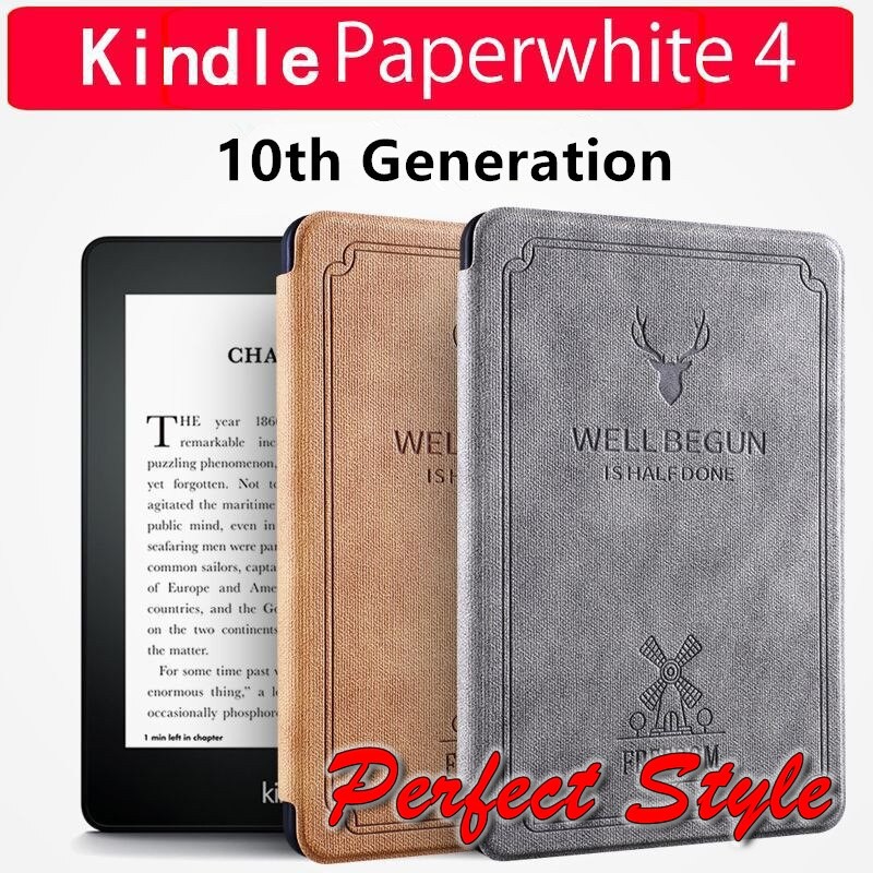 Kindle Paperwhite 4 _ Bao da máy đọc sách Kindle Paperwhite 4 (10th) họa tiết hươu