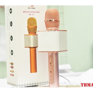 Micro hát liền loa không dây YS11 ( vừa là loa vừa phát được nhạc )
