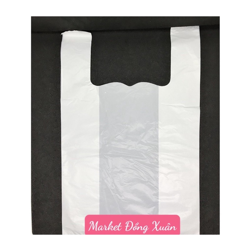 💥 Túi Nylon 2 Quai - Túi Siêu Thị - Đựng Hàng - Màu Trắng Sữa, Hàng dầy và Dai