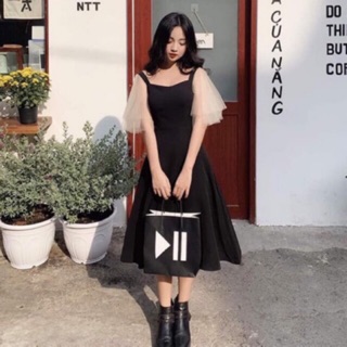 Đầm Trắng Voan Công Chúa