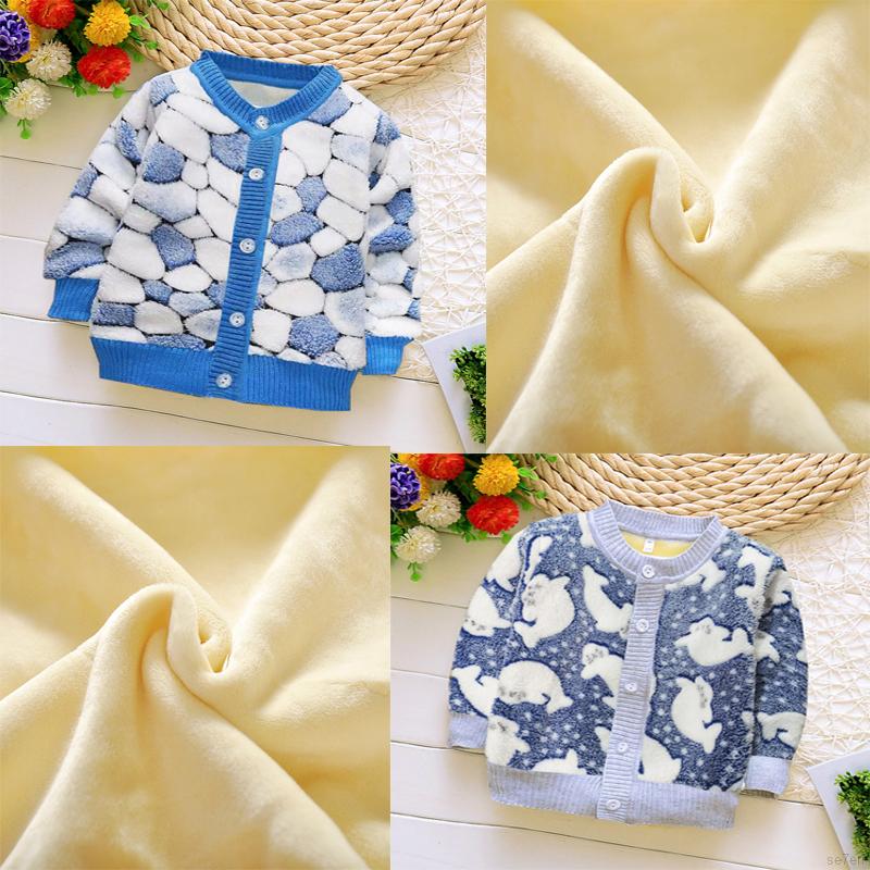 Áo khoác cardigan tay dài dành cho bé 6 đến 36 tháng tuổi Se7En