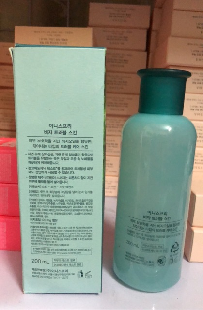 Nước Hoa Hồng Innisfree Jeju Bija Trouble Skin