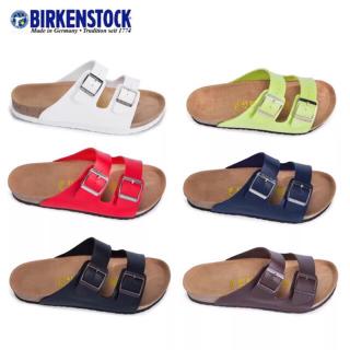 Dép sandal đi biển Birkens Arizona màu trơn hàng chính hãng