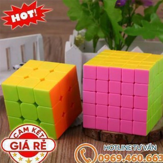 [COMBO] Rubik 3x3x3 và Rubik 5x5x5 đẹp, xoay trơn, bẻ được góc, dùng cho thi đấu