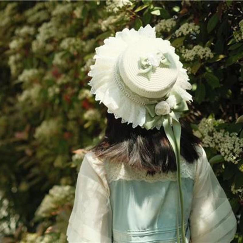 Nón Cói Rộng Vành Phong Cách Lolita Vintage