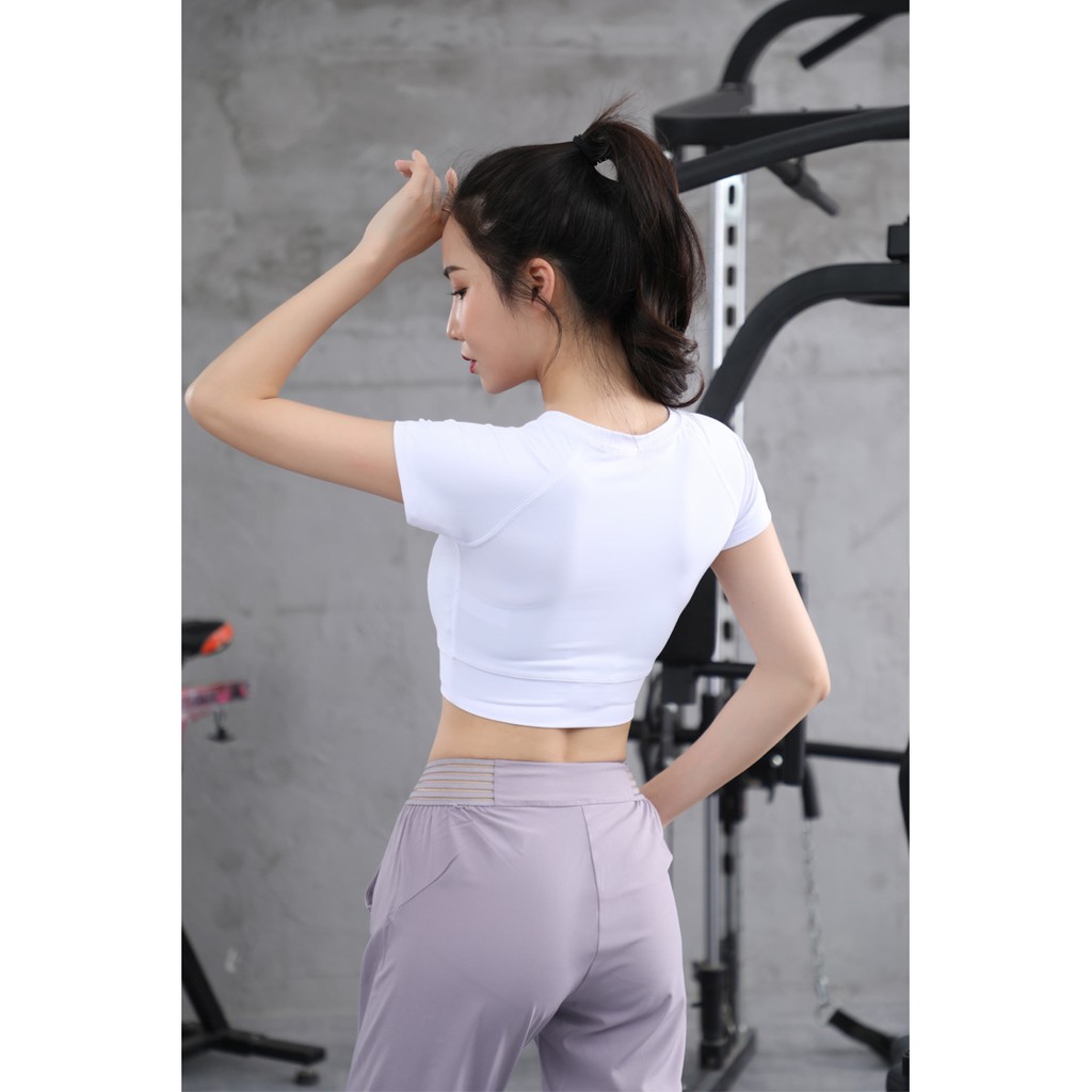 Áo Bra Croptop FREESHIP DX-062 Áo Thể Thao Nữ Phông Ngắn Khoe Vòng 2 Gợi Cảm