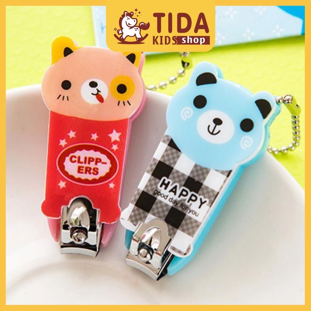 Móc Khóa Cắt Móng Tay ⚡ HÀNG ĐẸP ⚡ Móc Chìa Khóa Bấm Móng Cho Trẻ, Đồ Gia Dụng TiDa Kids Shop