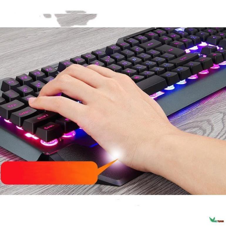 Freeship  Combo Game Thủ - Bộ Phím, Chuột K618 Và Lót Chuột Siêu Lớn Cao Cấp Bàn Phím 10 Chế Độ Led Khác Nhau