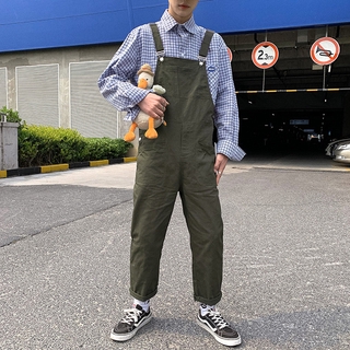 Quần Yếm Có Túi Màu Trơn Trẻ Trung Cho Nam