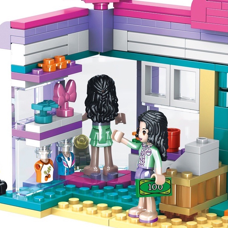 Lego Con Gái Friends Lắp Ghép Lego Bé Gái: Cửa hàng quần áo 365 mảnh ghép đồ chơi xếp hình
