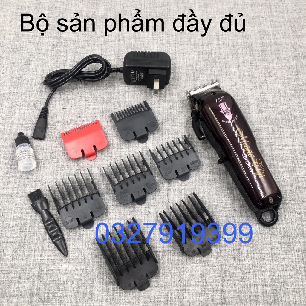 ✅Free Ship✅ Tông đơ cắt tóc chuyên nghiệp lưỡi kép F32