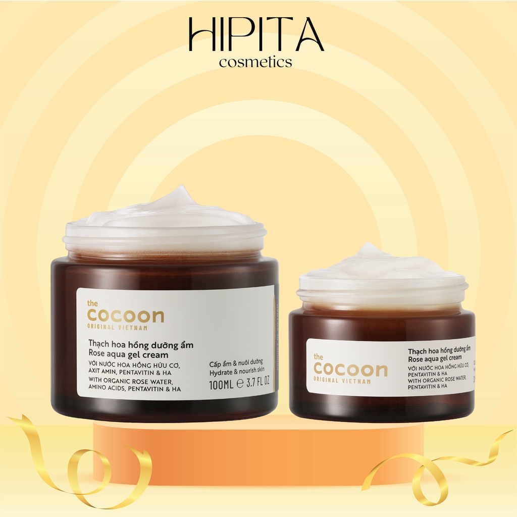 Thạch Hoa Hồng Dưỡng Ẩm Cocoon