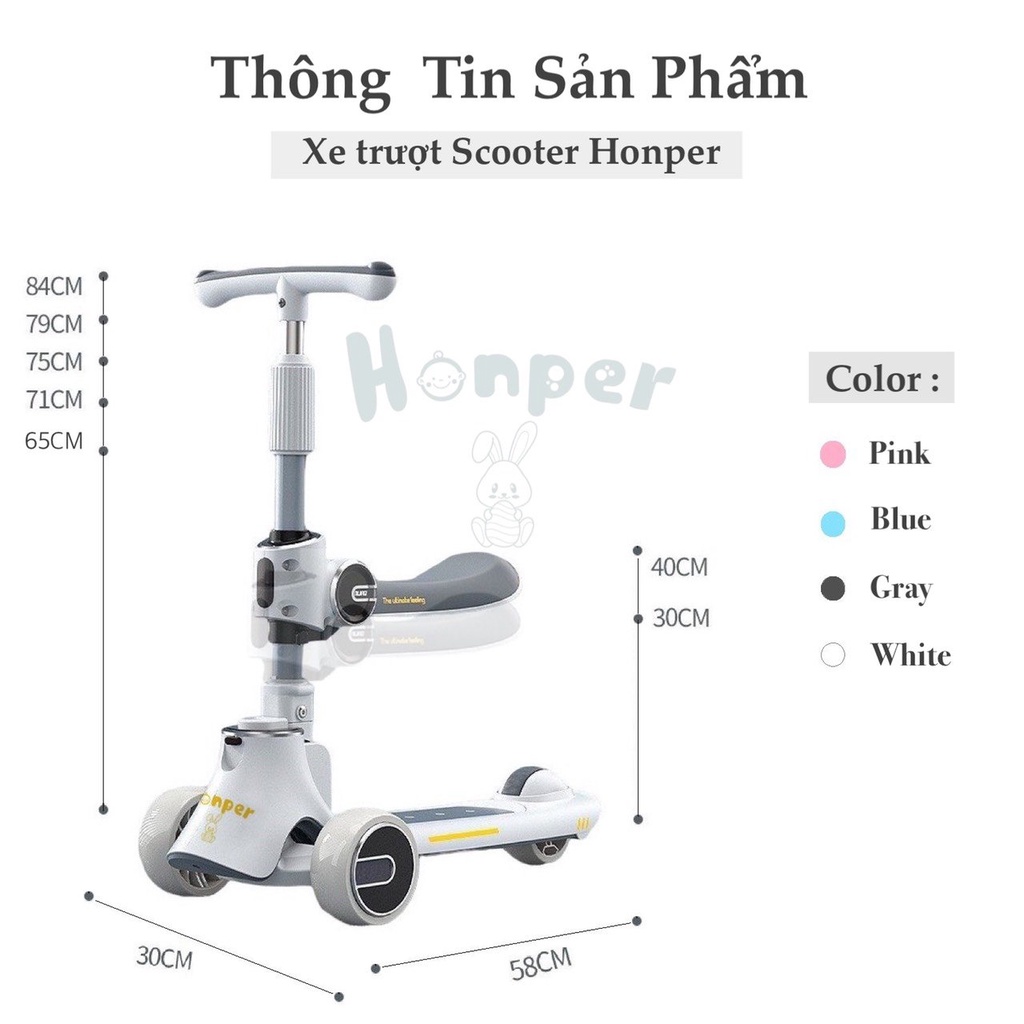Xe trượt scooter Honper