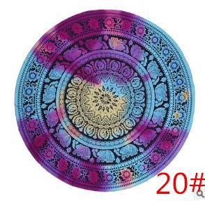 Thảm tròn đi biển phong cách bohemia cỡ 150cm