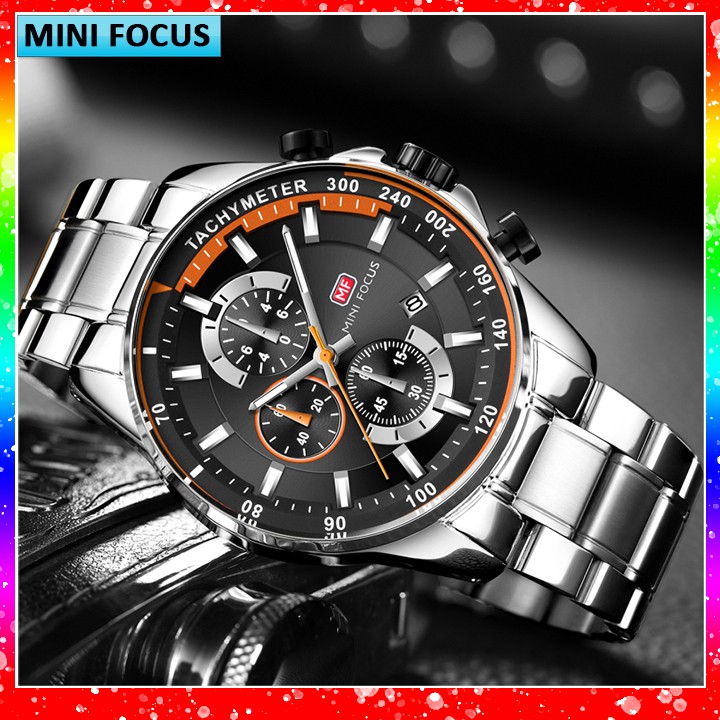 Đồng hồ nam MINI FOCUS Z-218B Chính hãng cao cấp Kiểu máy Chronograph