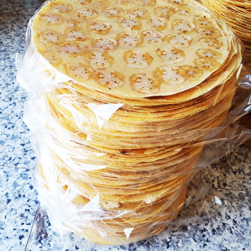 Bánh phồng chuối Sơn Đốc 20 cái bánh chưa nướng