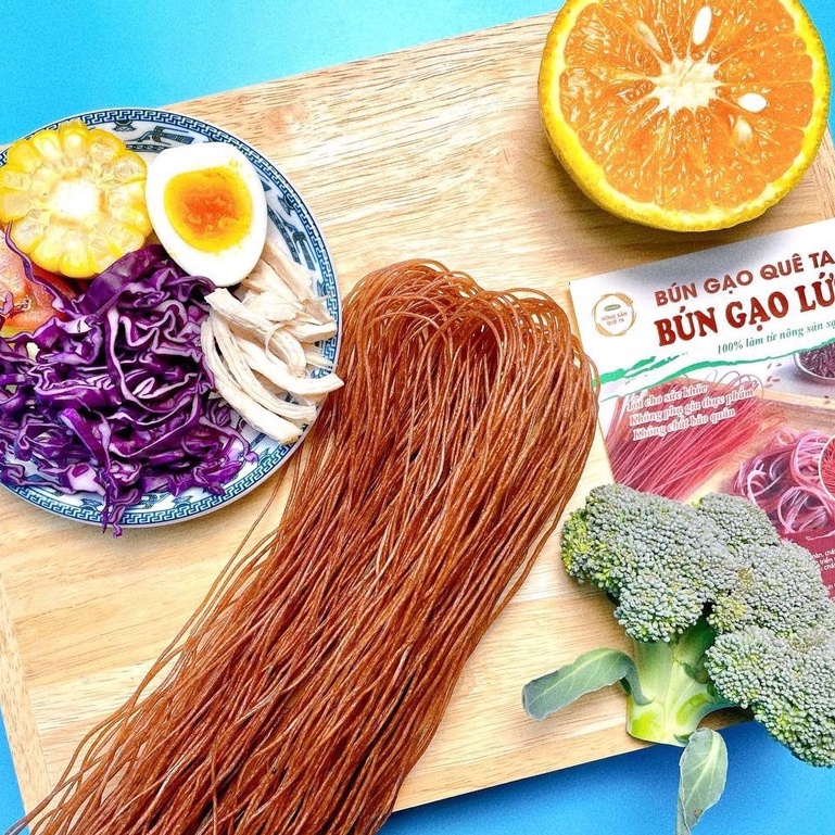 Bún gạo lứt ,mè đen ,gấc ,chùm ngây ,khoai lang tím ,ngũ sắc ,trắng / Phở gạo lứt ,trắng [ 100% hoàn toàn tự nhiên ]