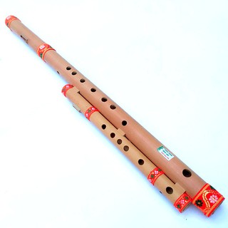 sáo mèo kép việt quấn vải thổ cẩm tone đô - c5